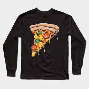 Pizza Slice Long Sleeve T-Shirt